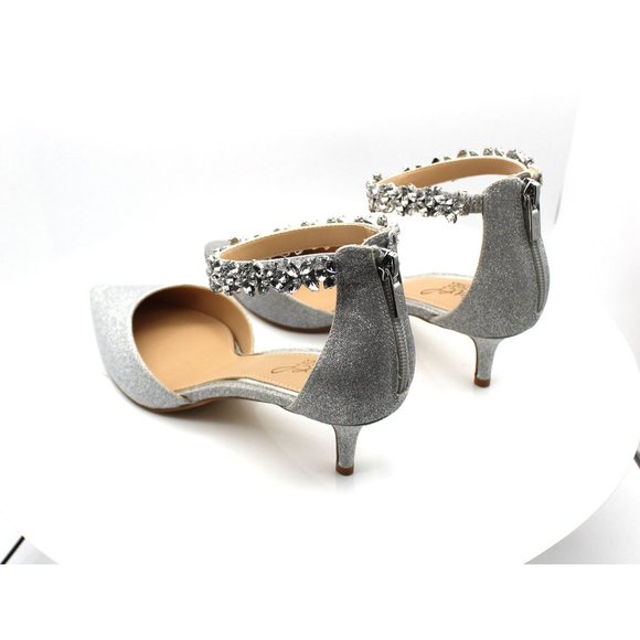 Jewel Badgley Mischka Women's Robles Evening Pumps - Picture 7 of 8